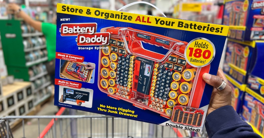 Battery Daddy Organizer and Storage Case w: Tester 