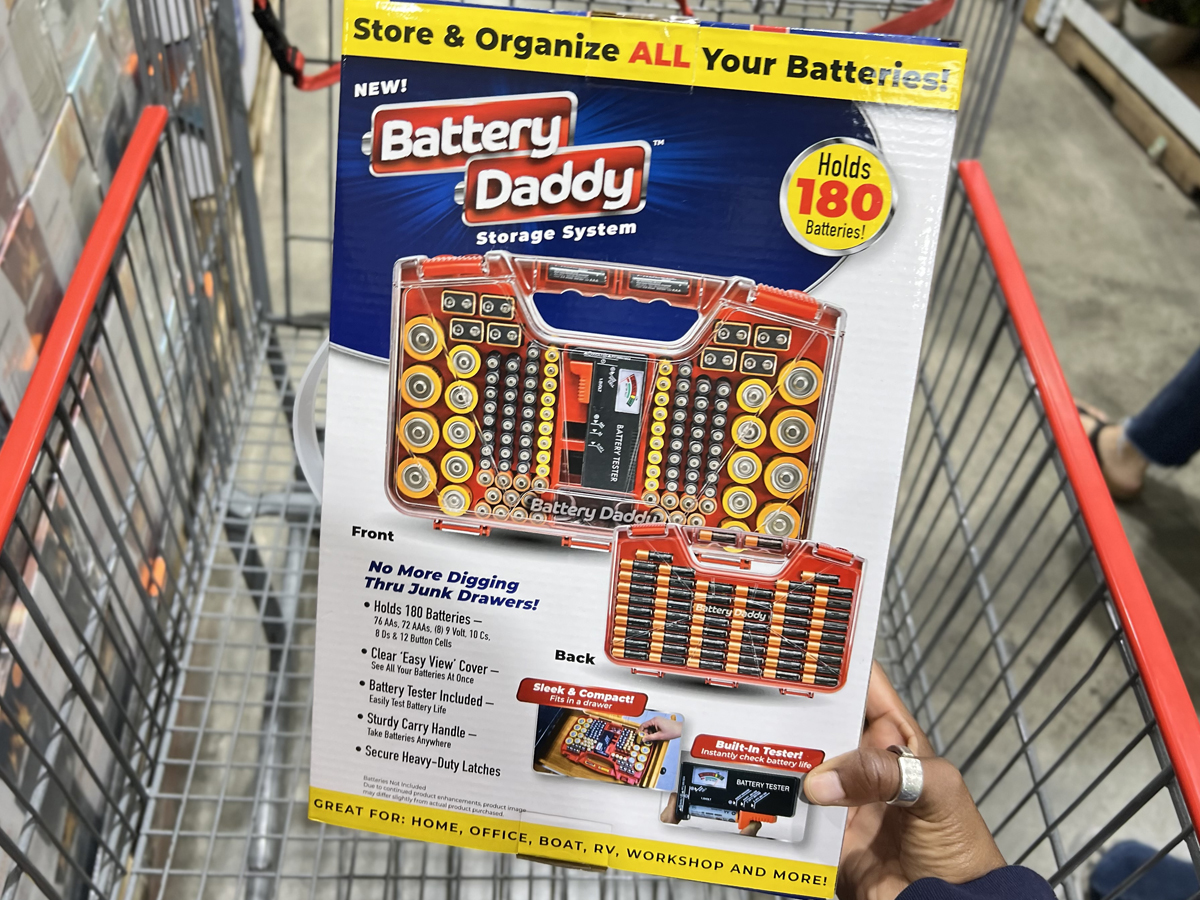 Battery Daddy Organizer and Storage Case w: Tester