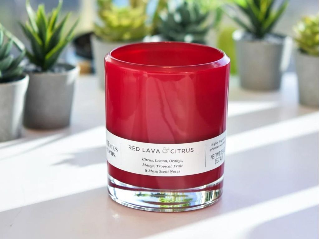 Better Homes & Garden candle Red Lava & Citrus