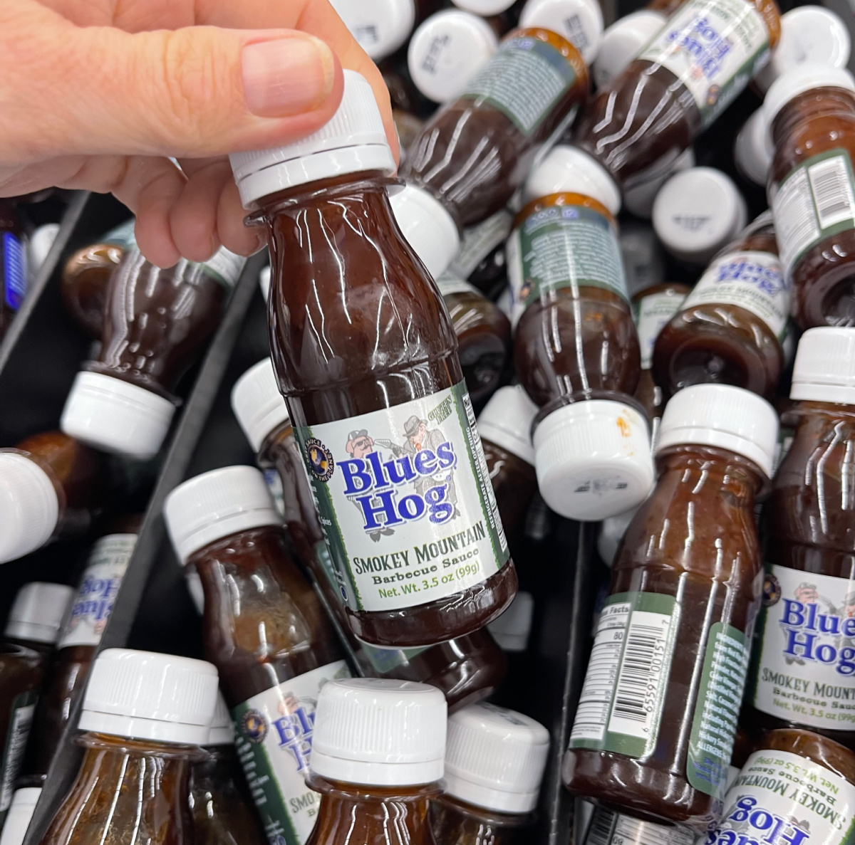 Blues Hog Hot Sauce which makes an affordable Walmart stocking stuffer