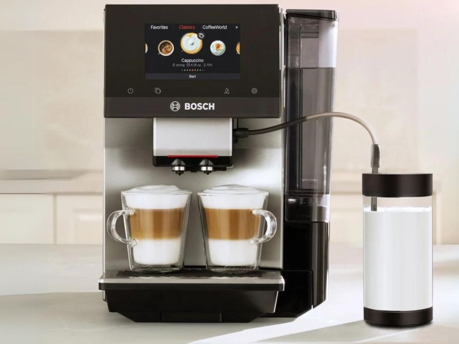 Bosch 800 Series VeroCafe Fully Automatic Espresso Machine on counter