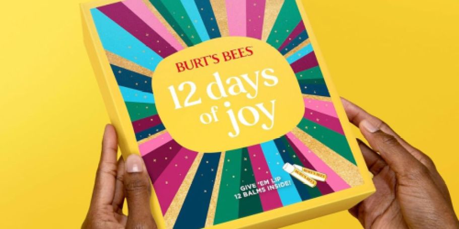 Burt’s Bees Advent Calendar Only $24 on Amazon (Includes 12 Lip Balms)