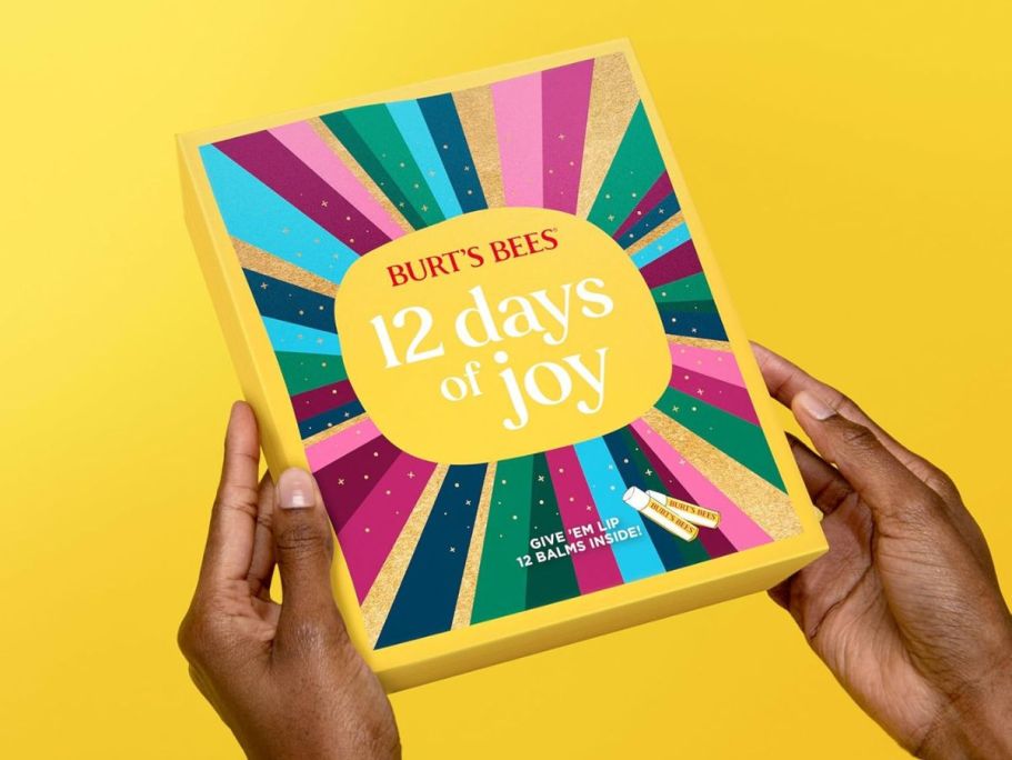 Burt’s Bees Advent Calendar Only $24 on Amazon (Includes 12 Lip Balms)