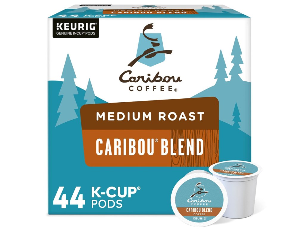 Caribou Coffee Caribou Blend Keurig K-Cup Pods 44 Count