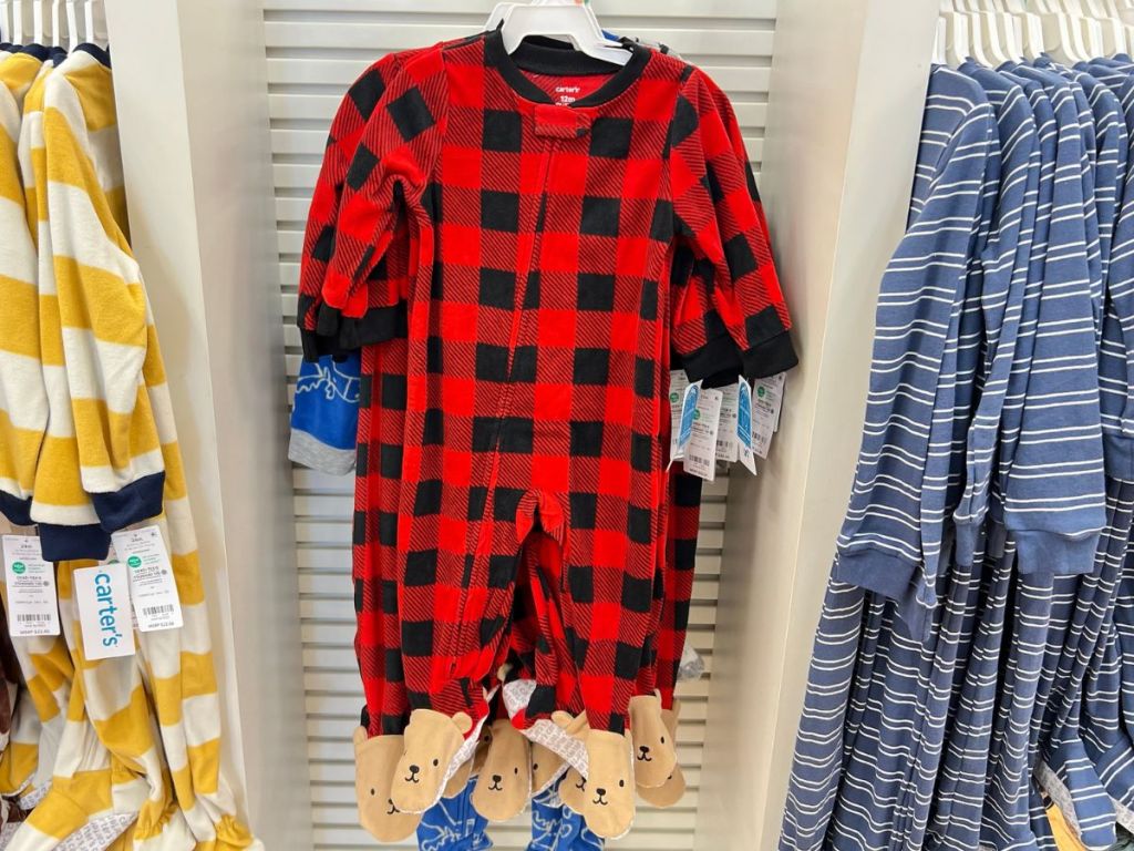 Carter's bear foot pajamas for babies
