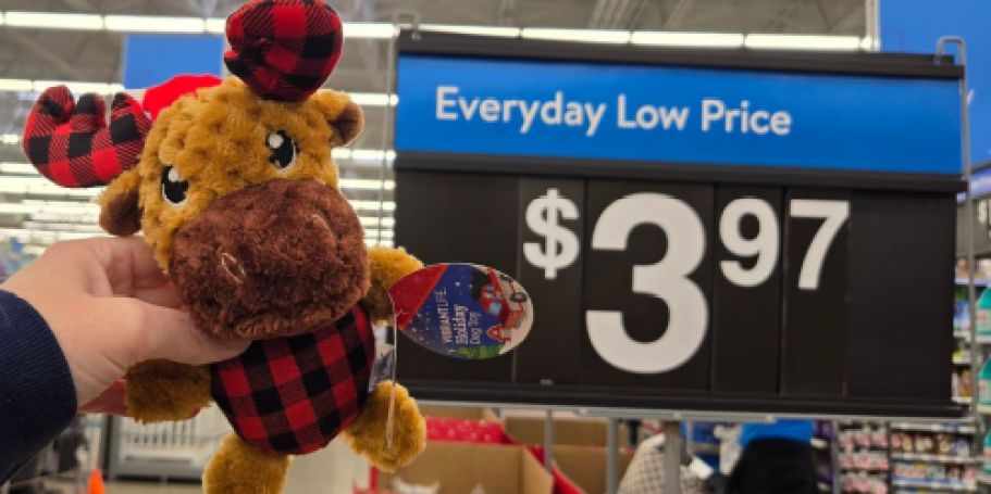 Adorable Christmas Dog Toys & Stockings from $3.97 at Walmart