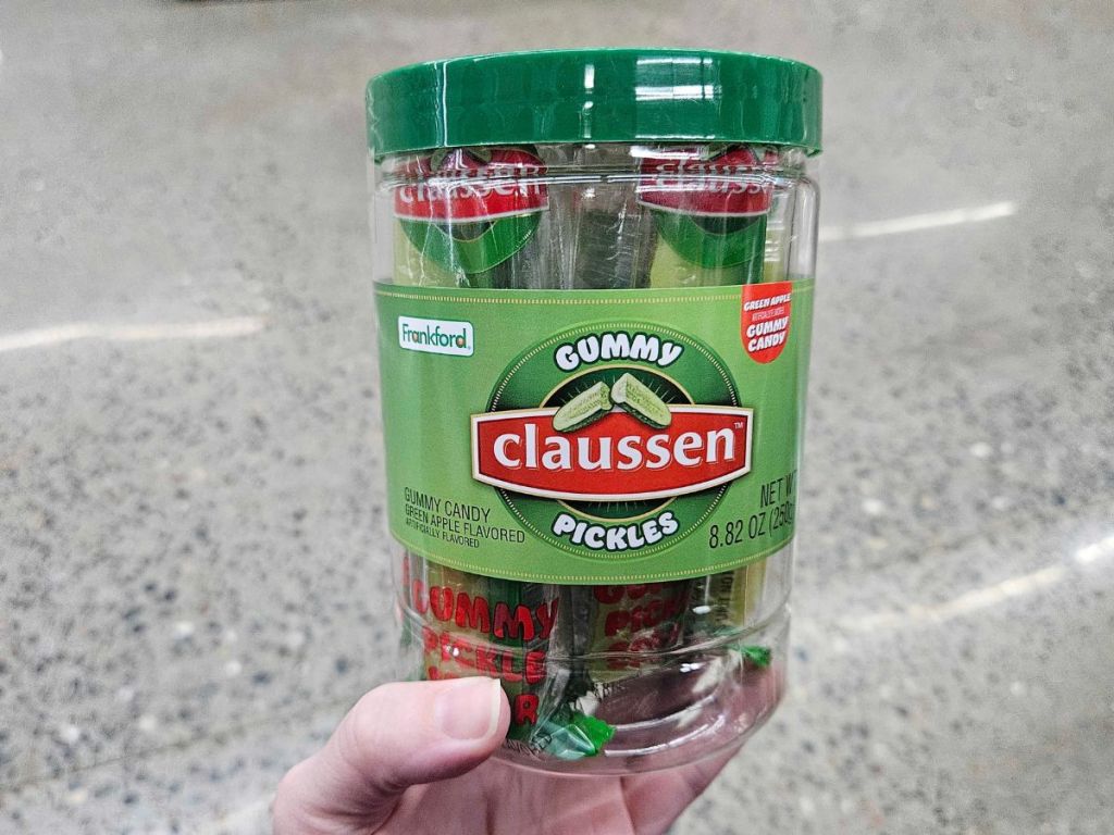 Claussen Gummy Pickles Jar