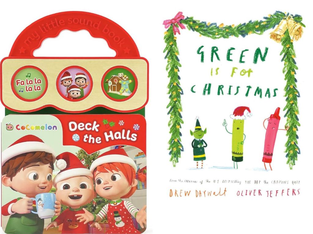 Cocomelon and Green is for Christmas Book