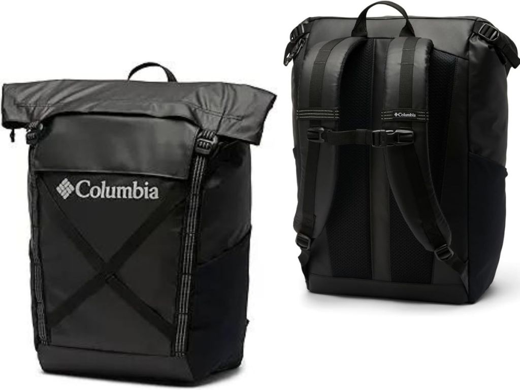 Front and back view of the Columbia Commuter Backpack