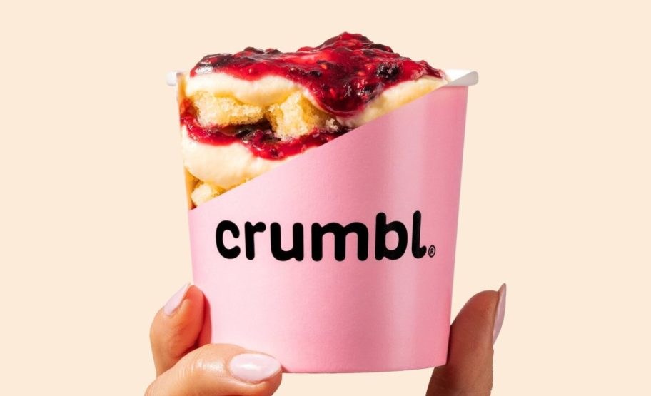 Crumbl Cookies Triple Berry Cake Cup 