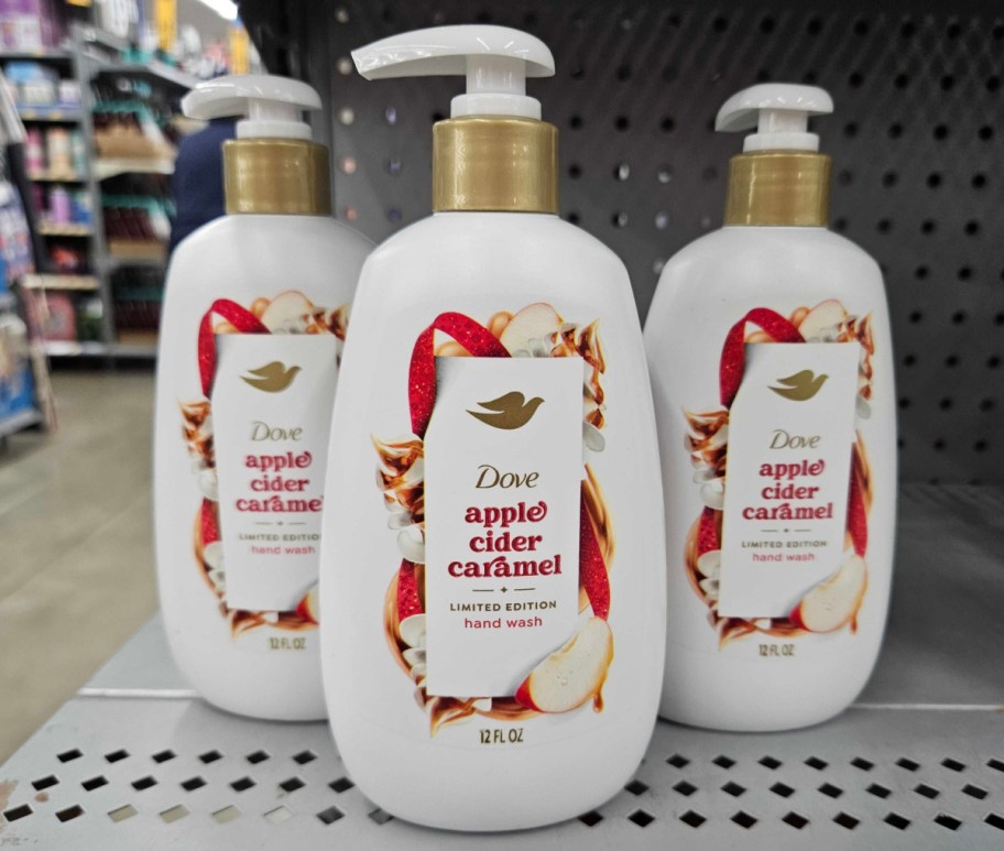 Dove Apple Cider Caramel lotion from the Dove Holiday Treats 2024 Collection at Walmart