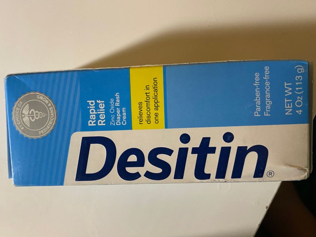 A tube of Desitin Daily Defense