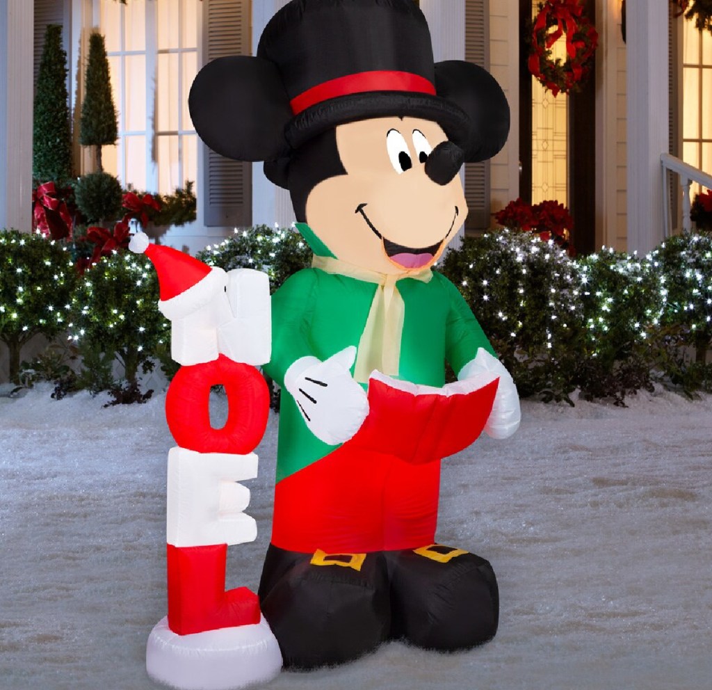 Disney 7-ft Lighted Mickey Mouse Christmas Inflatable