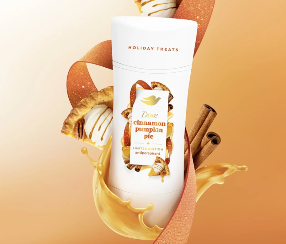 Dove-Cinnamon-Pumpkin-Pie إصدار محدود من مجموعة Dove Holiday Treats متاحة الآن في Walmart