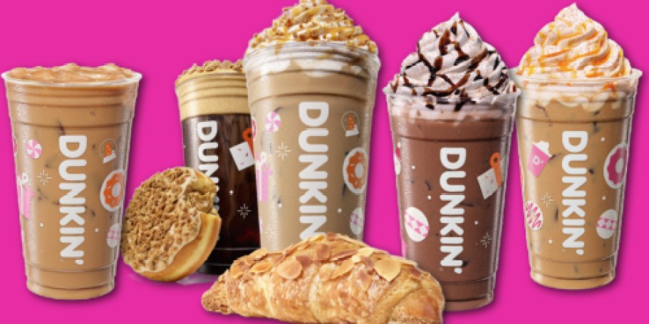 Dunkin’ 2024 Holiday Drinks Menu Starts 11/1 + Free Doughnut Wednesday Returns 11/6!