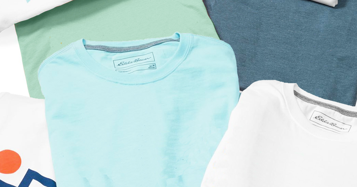 THREE Eddie Bauer Men's T-Shirts Just $30 Shipped (Only $10 Each!)