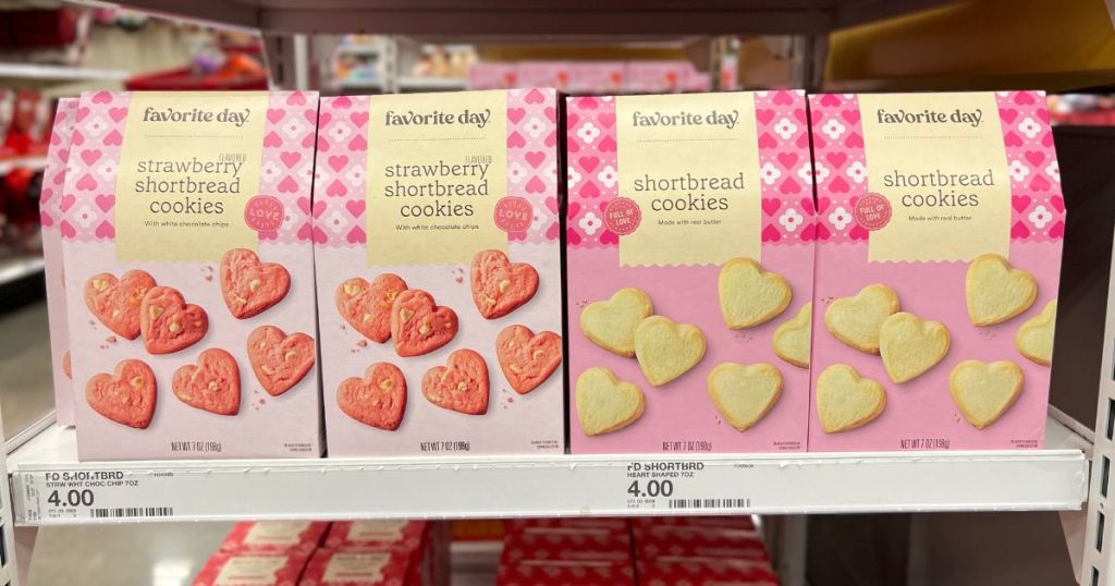 Favorite Day Valentine's Shortbread Cookies