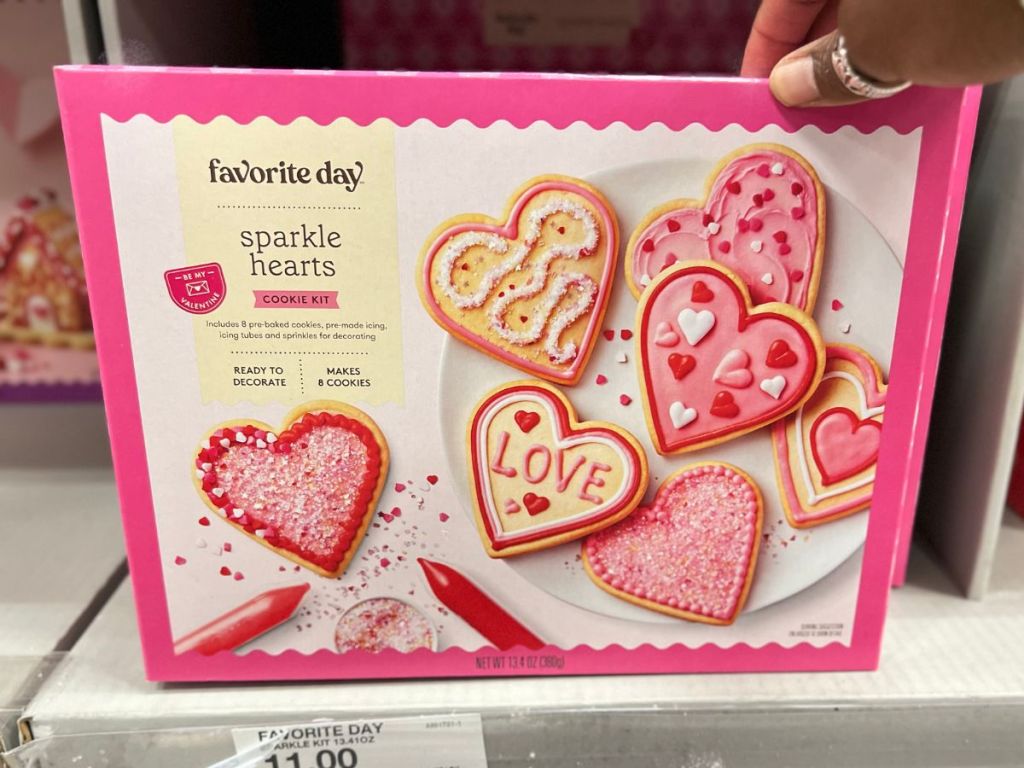 Favorite Day Valentine's Sparkle Hearts Cookie Kit