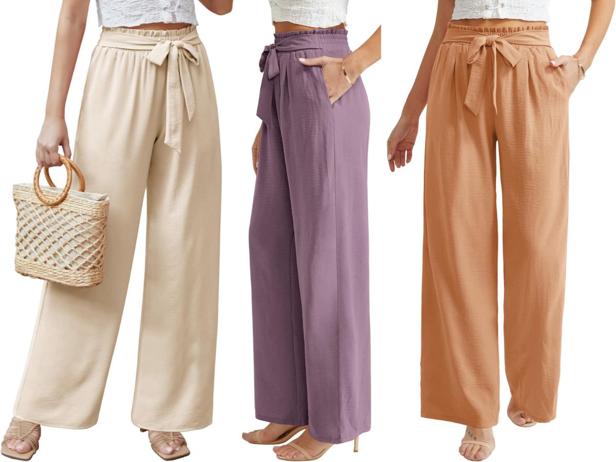 Casual Pants Women high waisted crop pants | Women pants casual, Pants for  women, Fashion pants
