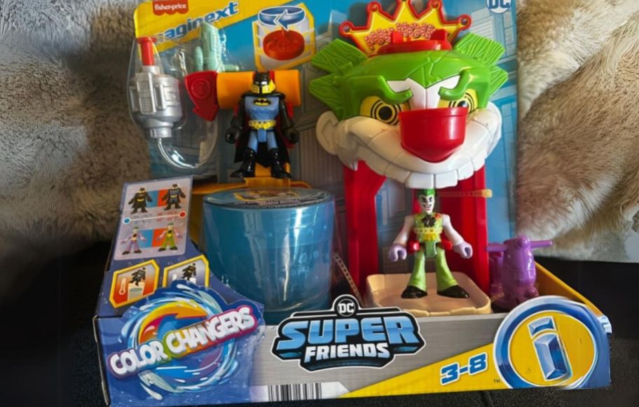 fisher price batman and joker hot and cold playset