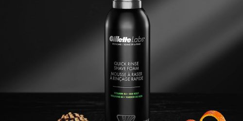 Gillette Labs Quick Rinse Shave Foam Only $2.24 on Walgreens.com (Reg. $10)