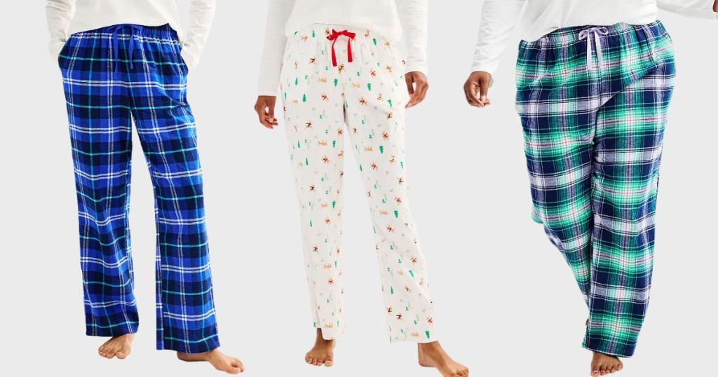 Women's & Women's Plus Sonoma Flannel Pajama Pants