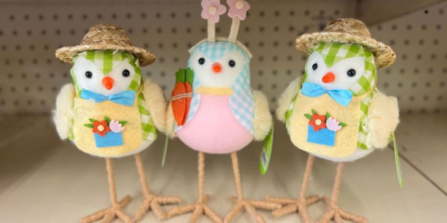 NEW Fabric Easter Birds Spotted at Walgreens – Just $5.99 Each!
