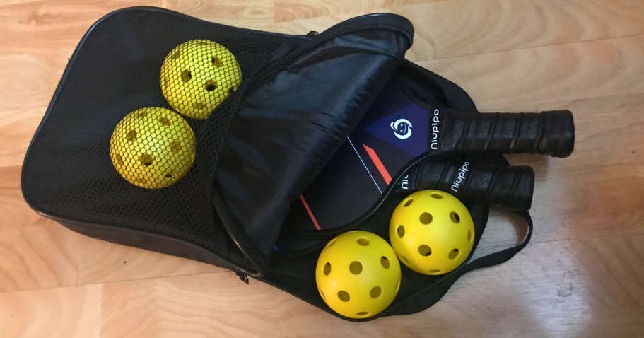 Pickleball Paddle Set Just $19.79 Shipped for Amazon Prime Members (Reg. $40) | Includes Everything You Need!