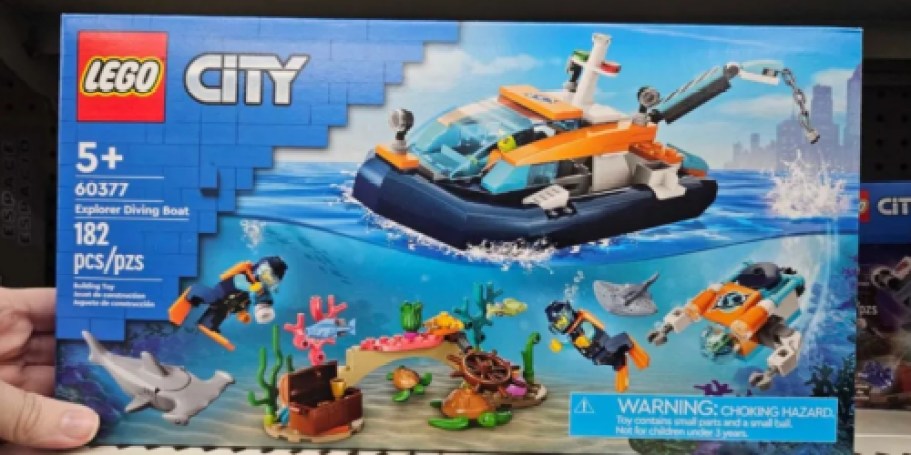 LEGO City Explorer Diving Boat Set Just $19.96 on Amazon (Reg. $40) + More!