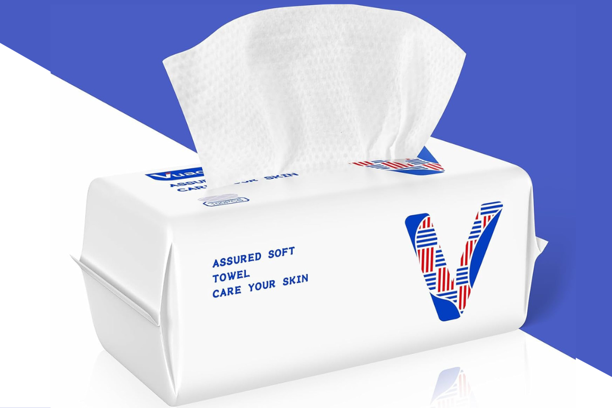 50 Off Biodegradable Facial Towels on Amazon 100Count Pack Only 4.