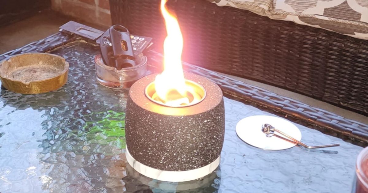 Mini Tabletop Fire Pit ONLY $17.99 Shipped on Amazon (Reg. $36) | Make S’mores Indoors!