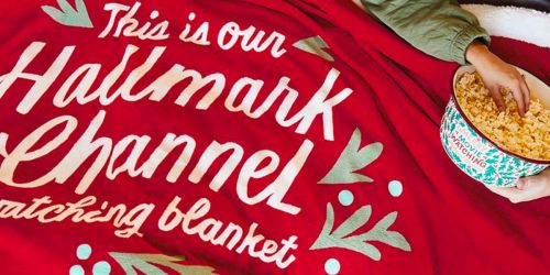 40% Off Hallmark Channel Christmas Items | Oversized Blanket Only $26.99 + More