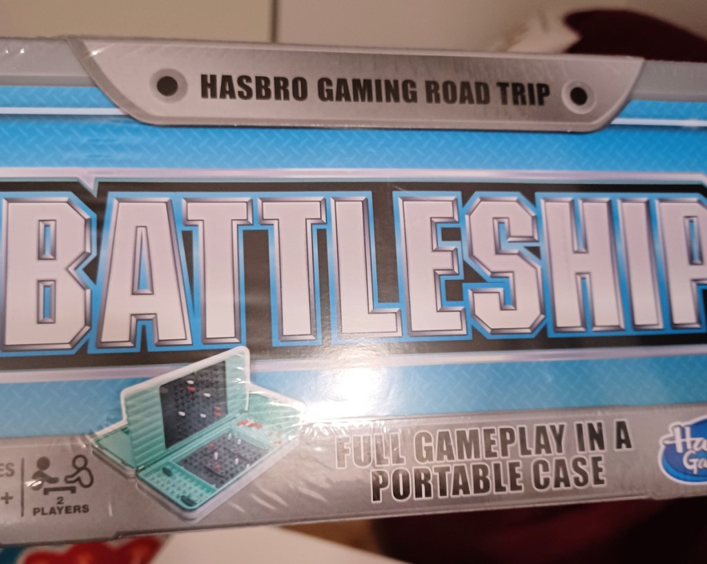 Battleship board game bought from Walgreens toy sale