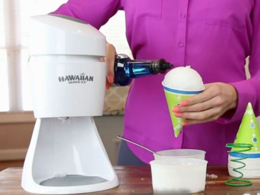 Hawaiian Shaved Ice & Snow Cone Machine Only $34.95 on Amazon (Reg. $60)