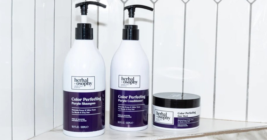 Purple Shampoo & Conditioner Set Only $12 Shipped on Amazon (Removes Brassy & Yellow Tones)