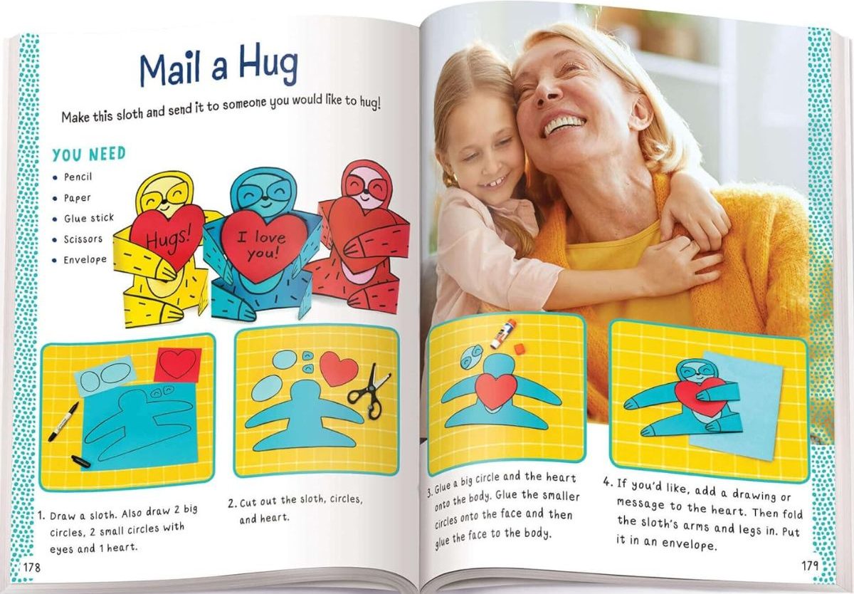 Pages from a Highlights Kindness activity book
