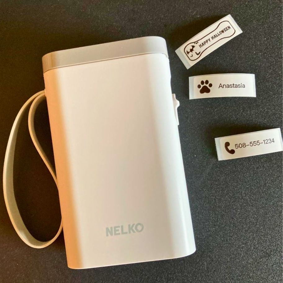 Nelko Portable Wireless Mini Label Maker w/ Labels