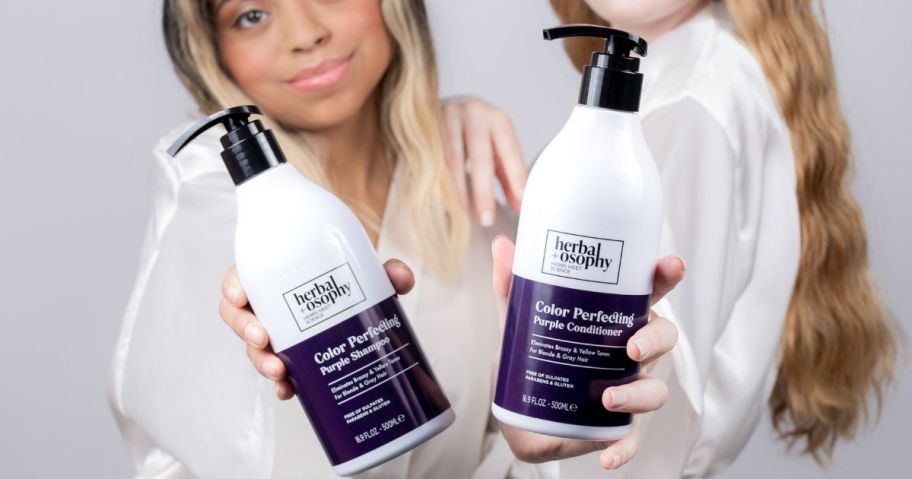 Herbalosophy Purple Shampoo & Conditioner Set