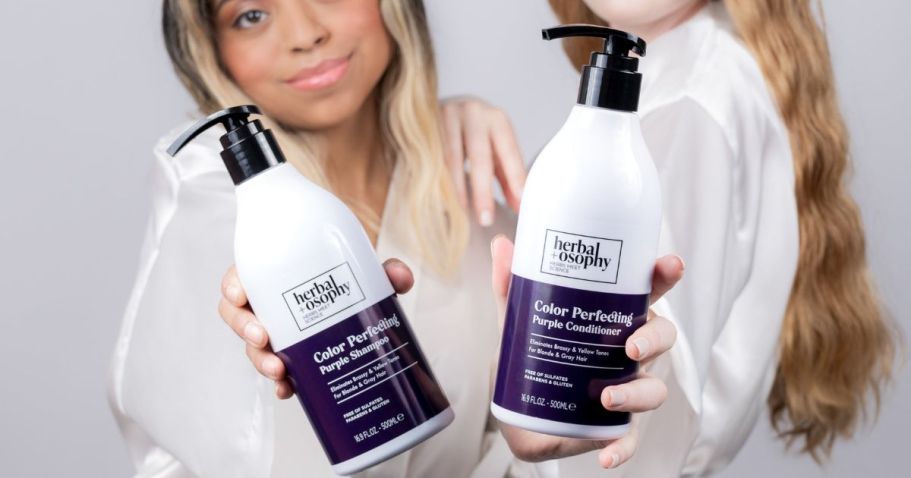 Purple Shampoo & Conditioner Set Only $13.49 Shipped on Amazon (Removes Brassy & Yellow Tones)