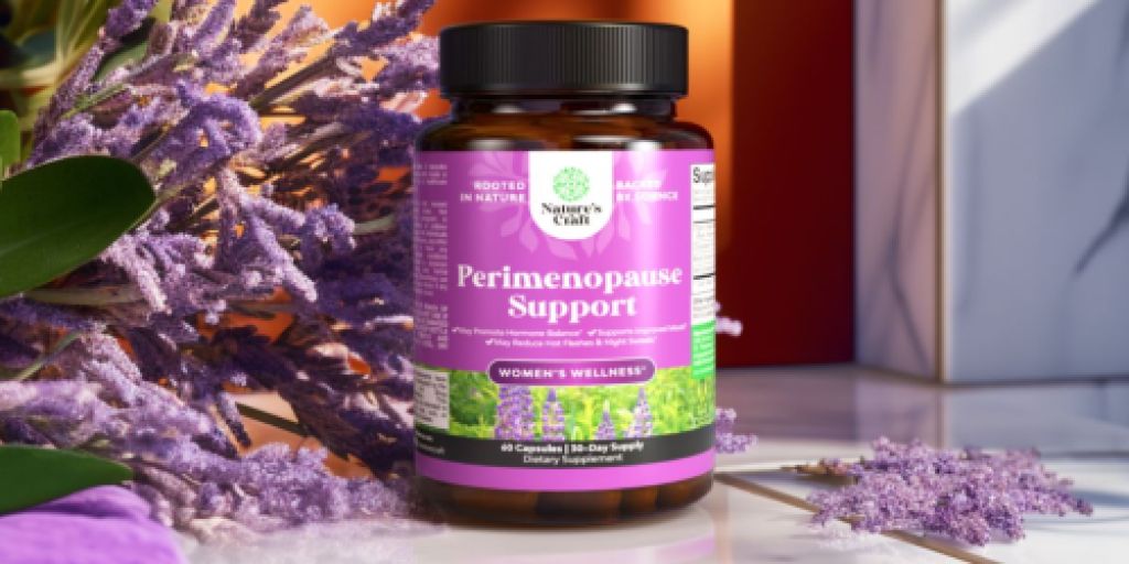 Nature’s Craft Perimenopause Support Tablets 60-Count $5.99 on Amazon | Helps w/ Mood, Hot Flashes, & Night Sweats!