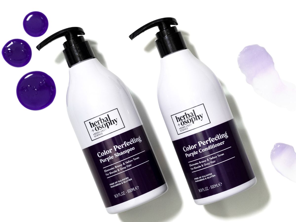 Herbalosophy Purple Shampoo & Conditioner Set