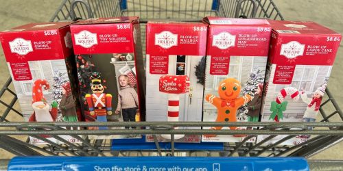 Walmart Christmas Inflatables Only $8.84 | Santa Gnome, Nutcracker, Candy Cane, & More!