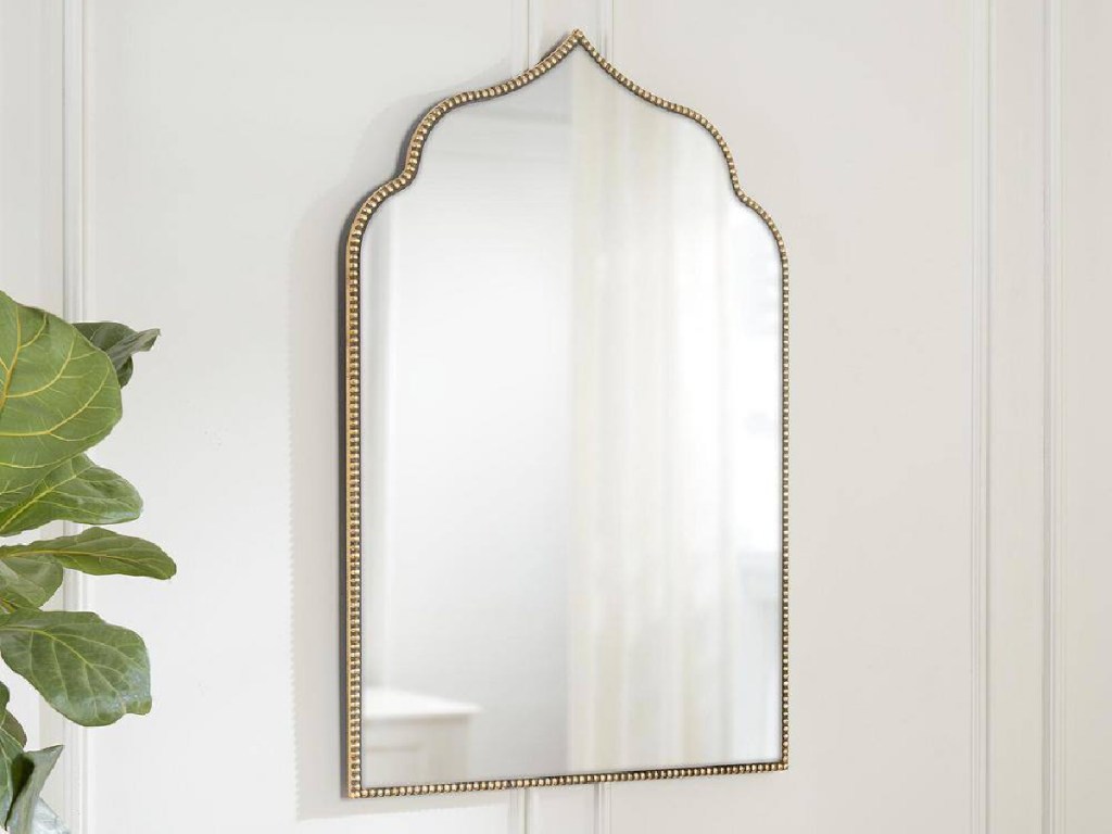 Home Decorators Collection Ornate Arched Gold Antiqued Classic Accent Mirror