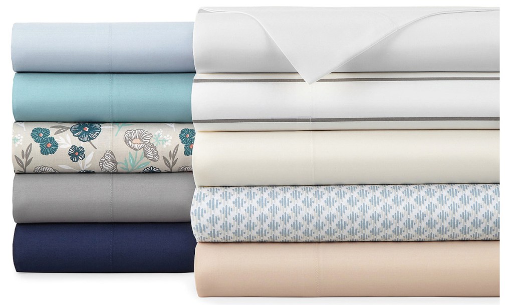 Home Expressions Cool and Crisp Cotton Percale Sheet Sets