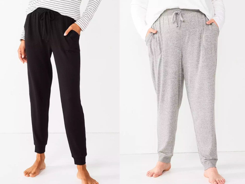 Women's Sonoma Goods for Life Soft Knit Banded Joggers in Regular & Plus