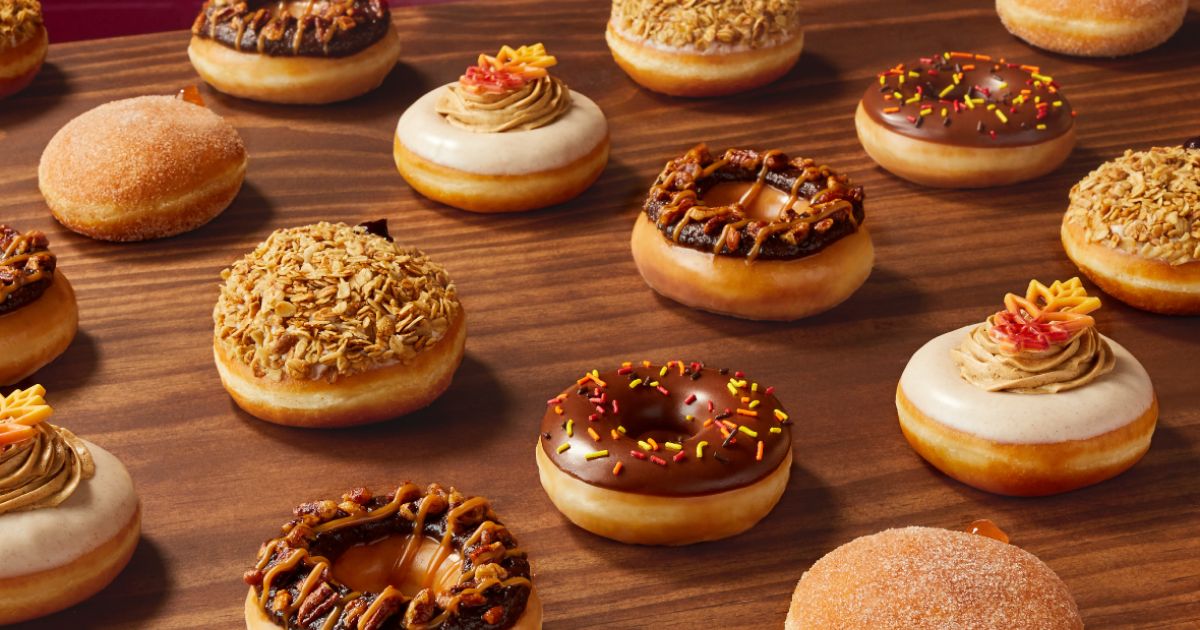 Krispy Kreme Flavors of Fall Doughnuts