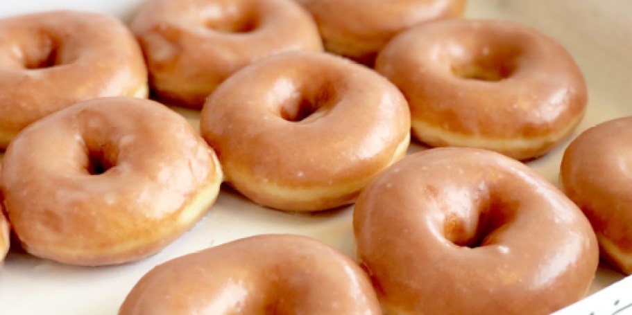 Buy One Dozen Krispy Kreme Doughnuts, Get One Dozen for $1 (Today ONLY)