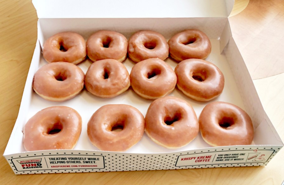 Krispy Kreme Original Glazed Dozen Doughnuts