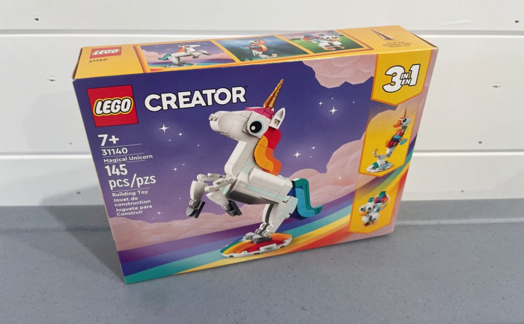 A LEGO Creator 3-in-1 Magical Unicorn Toy, one of our favorite Walmart Toys under $25