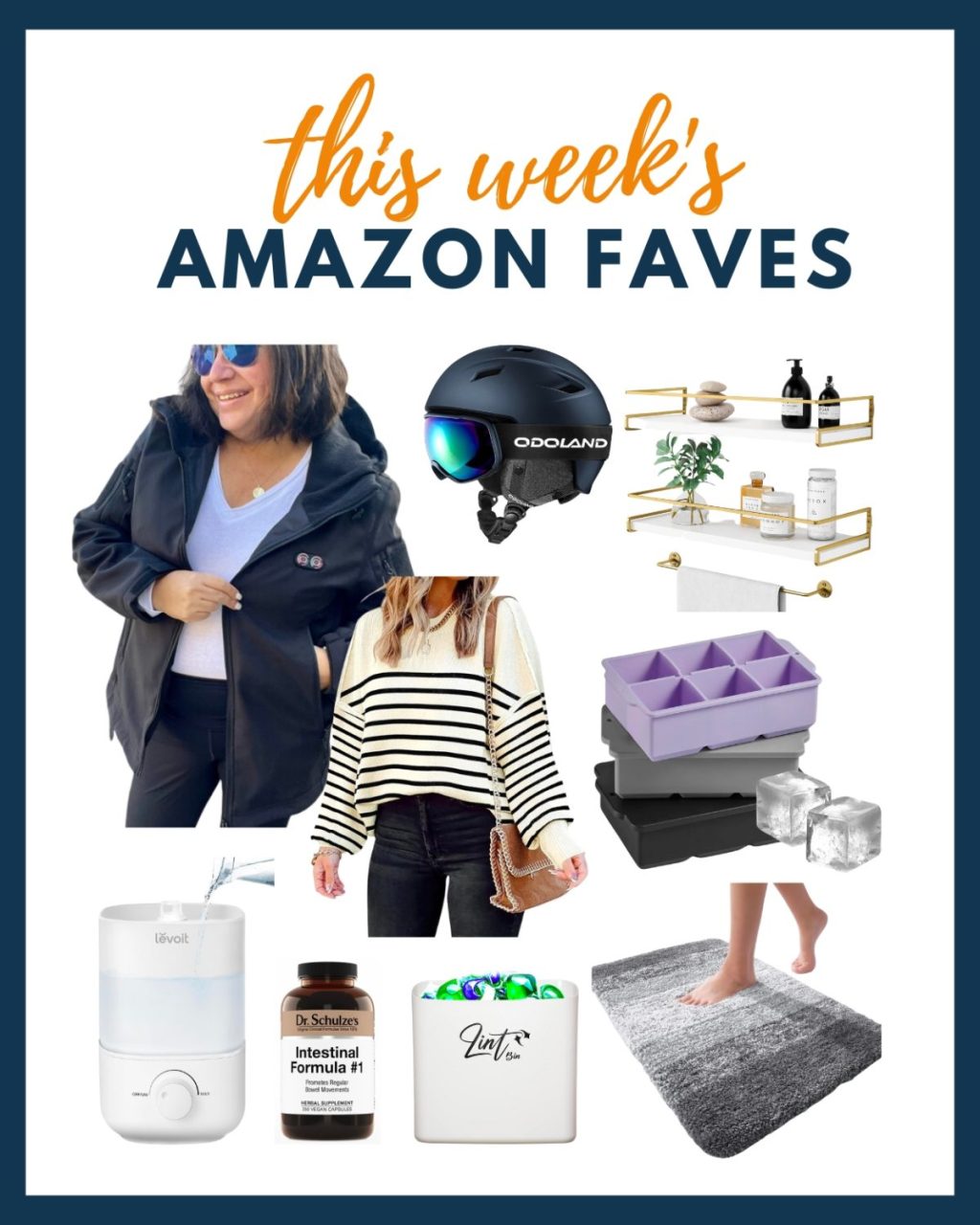 Graphic collage of this weeks Amazon faves